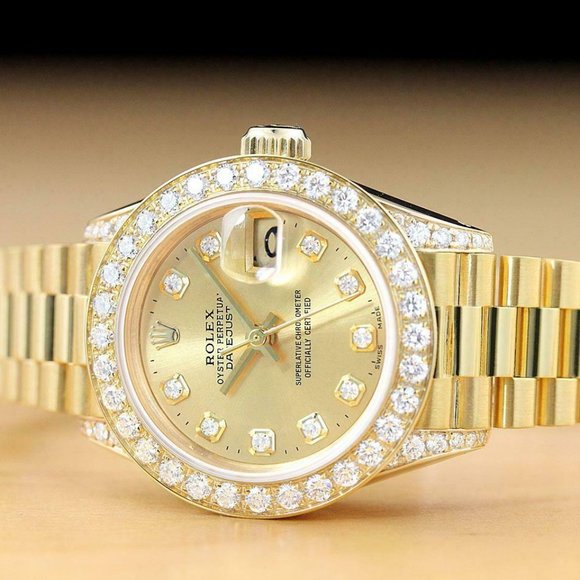Rolex 18k Datejust President Ladies Watch w/ factory box and hang tag!!! - Picture 6 of 6